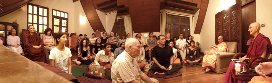 Full house for Bhikkhuni Ani Choying